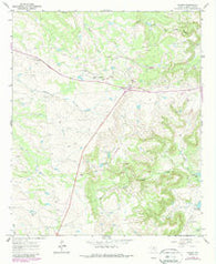 Acampo Texas Historical topographic map, 1:24000 scale, 7.5 X 7.5 Minute, Year 1965