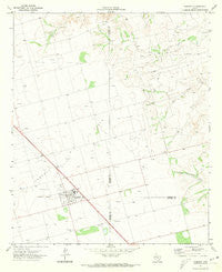 Ackerly Texas Historical topographic map, 1:24000 scale, 7.5 X 7.5 Minute, Year 1970
