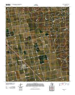 Ackerly Texas Historical topographic map, 1:24000 scale, 7.5 X 7.5 Minute, Year 2010