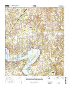 Acton Texas Current topographic map, 1:24000 scale, 7.5 X 7.5 Minute, Year 2016