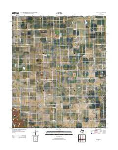 Acuff Texas Historical topographic map, 1:24000 scale, 7.5 X 7.5 Minute, Year 2012