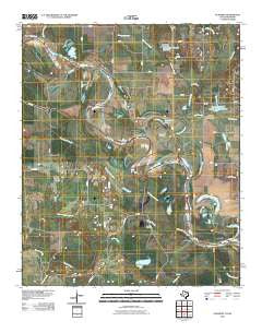 Acworth Texas Historical topographic map, 1:24000 scale, 7.5 X 7.5 Minute, Year 2010
