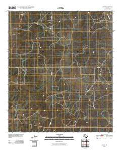 Adams Texas Historical topographic map, 1:24000 scale, 7.5 X 7.5 Minute, Year 2010