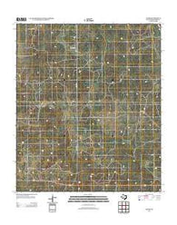 Adams Texas Historical topographic map, 1:24000 scale, 7.5 X 7.5 Minute, Year 2012
