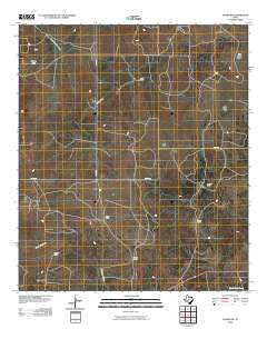 Adams NW Texas Historical topographic map, 1:24000 scale, 7.5 X 7.5 Minute, Year 2010
