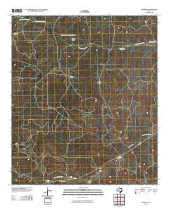 Adams SE Texas Historical topographic map, 1:24000 scale, 7.5 X 7.5 Minute, Year 2010