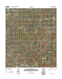 Adams SE Texas Historical topographic map, 1:24000 scale, 7.5 X 7.5 Minute, Year 2012