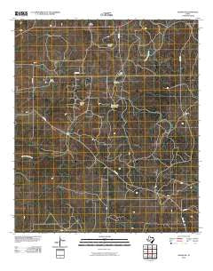 Adams SW Texas Historical topographic map, 1:24000 scale, 7.5 X 7.5 Minute, Year 2010