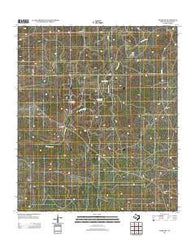 Adams SW Texas Historical topographic map, 1:24000 scale, 7.5 X 7.5 Minute, Year 2012