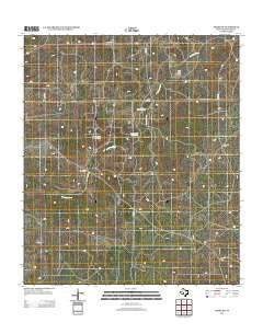Adams SW Texas Historical topographic map, 1:24000 scale, 7.5 X 7.5 Minute, Year 2012