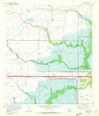 Addicks Texas Historical topographic map, 1:24000 scale, 7.5 X 7.5 Minute, Year 1970