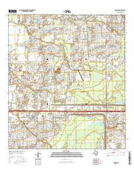 Addicks Texas Current topographic map, 1:24000 scale, 7.5 X 7.5 Minute, Year 2016