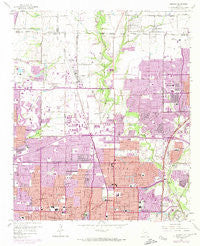 Addison Texas Historical topographic map, 1:24000 scale, 7.5 X 7.5 Minute, Year 1959