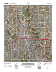 Addison Texas Historical topographic map, 1:24000 scale, 7.5 X 7.5 Minute, Year 2010