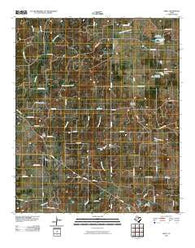 Adell Texas Historical topographic map, 1:24000 scale, 7.5 X 7.5 Minute, Year 2010