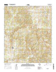 Adell Texas Current topographic map, 1:24000 scale, 7.5 X 7.5 Minute, Year 2016