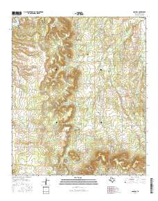 Admiral Texas Current topographic map, 1:24000 scale, 7.5 X 7.5 Minute, Year 2016