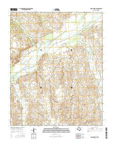 Adobe Creek SW Texas Current topographic map, 1:24000 scale, 7.5 X 7.5 Minute, Year 2016