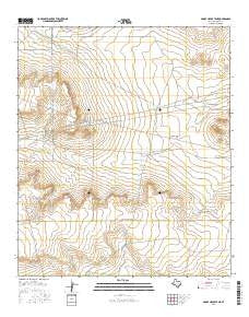 Adobe House Tank Texas Current topographic map, 1:24000 scale, 7.5 X 7.5 Minute, Year 2016