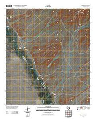 Adobes Texas Historical topographic map, 1:24000 scale, 7.5 X 7.5 Minute, Year 2010