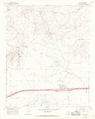 Adrian Texas Historical topographic map, 1:24000 scale, 7.5 X 7.5 Minute, Year 1966