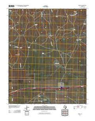 Adrian Texas Historical topographic map, 1:24000 scale, 7.5 X 7.5 Minute, Year 2010