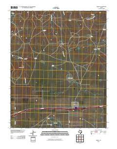 Adrian Texas Historical topographic map, 1:24000 scale, 7.5 X 7.5 Minute, Year 2010