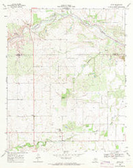 Afton Texas Historical topographic map, 1:24000 scale, 7.5 X 7.5 Minute, Year 1968