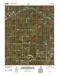 Afton Texas Historical topographic map, 1:24000 scale, 7.5 X 7.5 Minute, Year 2010
