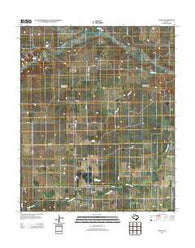 Afton Texas Historical topographic map, 1:24000 scale, 7.5 X 7.5 Minute, Year 2012