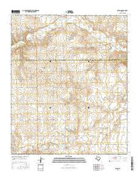 Afton Texas Current topographic map, 1:24000 scale, 7.5 X 7.5 Minute, Year 2016