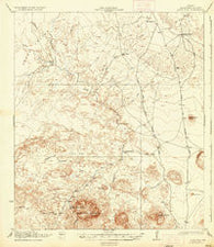 Agua Fria Texas Historical topographic map, 1:62500 scale, 15 X 15 Minute, Year 1937