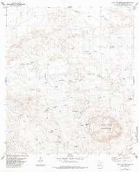 Agua Fria Mountain Texas Historical topographic map, 1:24000 scale, 7.5 X 7.5 Minute, Year 1983