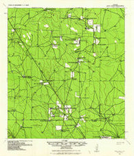 Agua Nueva Texas Historical topographic map, 1:62500 scale, 15 X 15 Minute, Year 1938