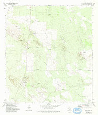 Agua Nueva Texas Historical topographic map, 1:24000 scale, 7.5 X 7.5 Minute, Year 1972
