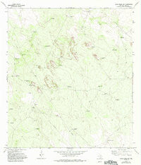 Agua Nueva NW Texas Historical topographic map, 1:24000 scale, 7.5 X 7.5 Minute, Year 1972