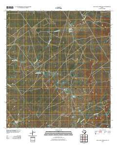 Agua Azul Creek East Texas Historical topographic map, 1:24000 scale, 7.5 X 7.5 Minute, Year 2010
