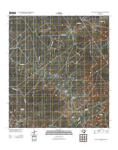 Agua Azul Creek East Texas Historical topographic map, 1:24000 scale, 7.5 X 7.5 Minute, Year 2013
