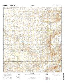 Agua Azul Creek East Texas Current topographic map, 1:24000 scale, 7.5 X 7.5 Minute, Year 2016