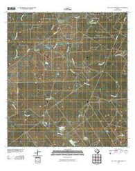 Agua Azul Creek West Texas Historical topographic map, 1:24000 scale, 7.5 X 7.5 Minute, Year 2010