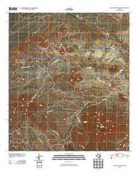 Agua Fria Mountain Texas Historical topographic map, 1:24000 scale, 7.5 X 7.5 Minute, Year 2010