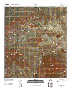 Agua Fria Mountain Texas Historical topographic map, 1:24000 scale, 7.5 X 7.5 Minute, Year 2010