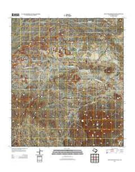 Agua Fria Mountain Texas Historical topographic map, 1:24000 scale, 7.5 X 7.5 Minute, Year 2013