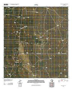 Agua Nueva Texas Historical topographic map, 1:24000 scale, 7.5 X 7.5 Minute, Year 2010