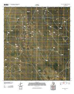 Agua Nueva NW Texas Historical topographic map, 1:24000 scale, 7.5 X 7.5 Minute, Year 2010