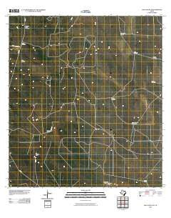 Agua Nueva SE Texas Historical topographic map, 1:24000 scale, 7.5 X 7.5 Minute, Year 2010