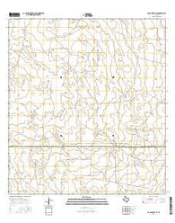 Agua Nueva SE Texas Current topographic map, 1:24000 scale, 7.5 X 7.5 Minute, Year 2016