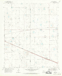 Aiken Texas Historical topographic map, 1:24000 scale, 7.5 X 7.5 Minute, Year 1968