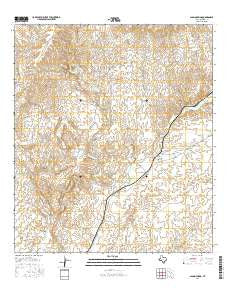 Alamo Spring Texas Current topographic map, 1:24000 scale, 7.5 X 7.5 Minute, Year 2016