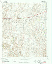 Alanreed Texas Historical topographic map, 1:24000 scale, 7.5 X 7.5 Minute, Year 1963
